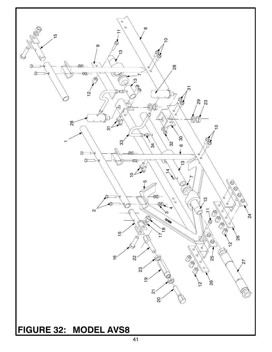 Figure 32: model avs8 | MBW Blitzscreed User Manual | Page 43 / 56
