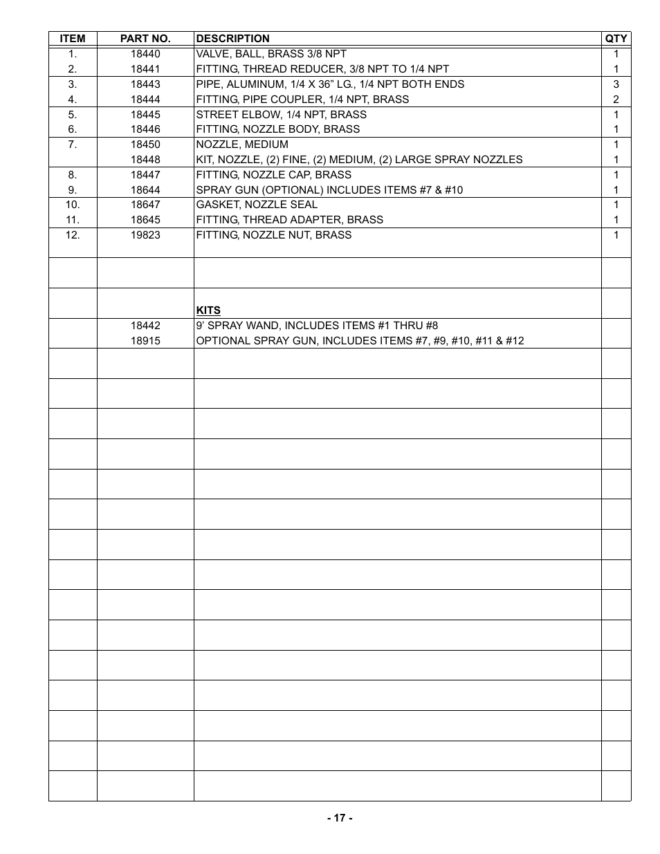 MBW BMS95 User Manual | Page 20 / 21