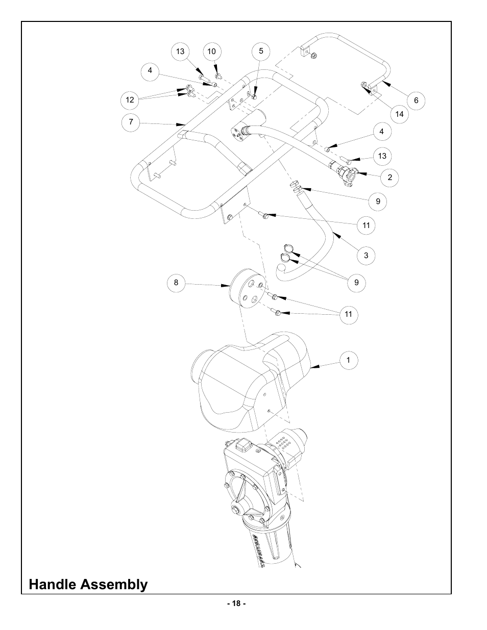 Handle assembly | MBW AR57 User Manual | Page 21 / 25