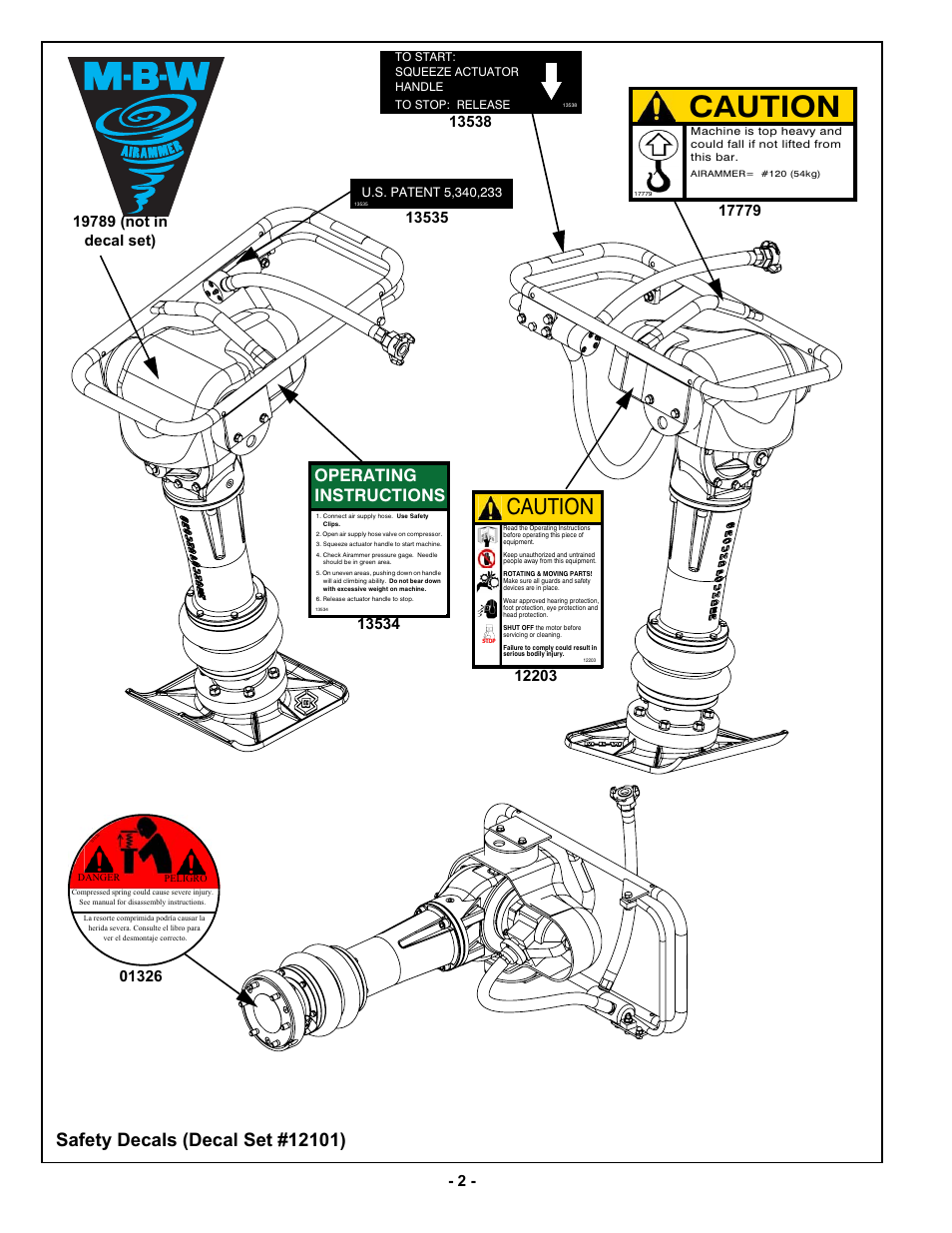Caution | MBW AR57 User Manual | Page 5 / 25