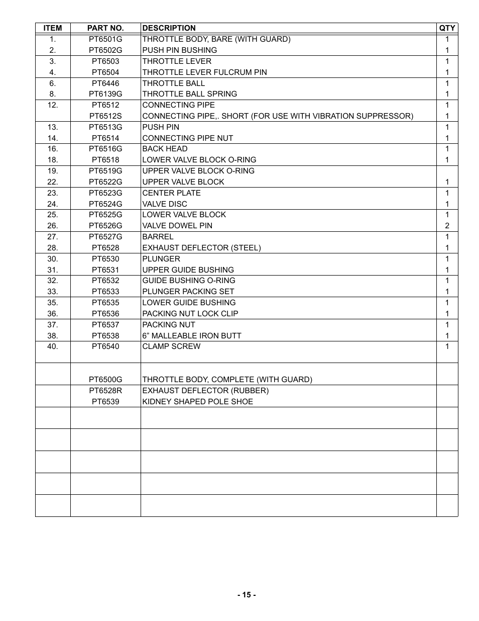 MBW VS77M User Manual | Page 18 / 21