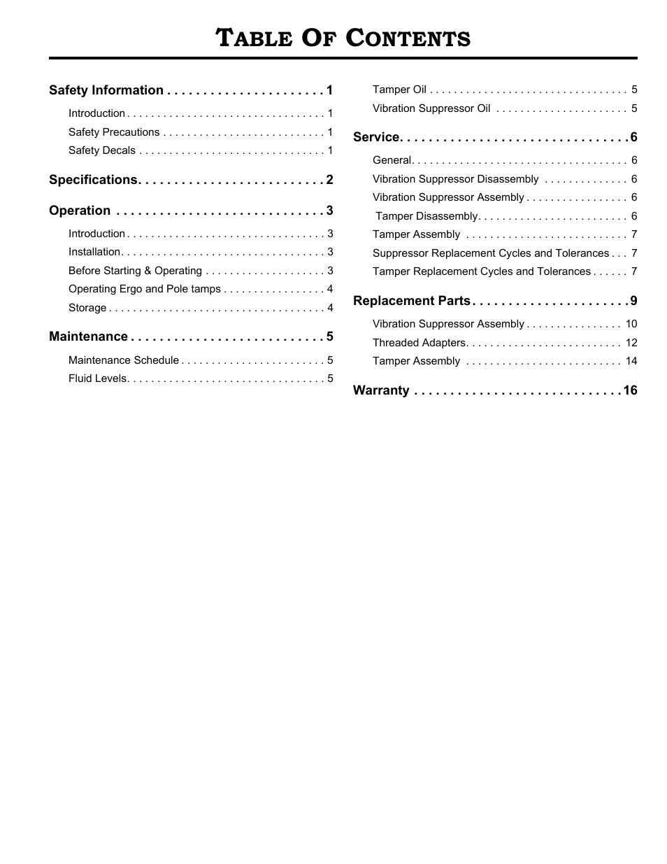 Able, Ontents | MBW VS77M User Manual | Page 2 / 21