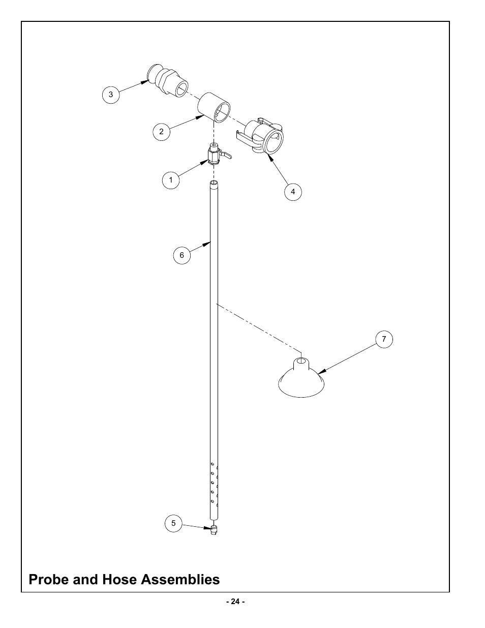 Probe and hose assemblies | MBW V.E.U. User Manual | Page 27 / 33