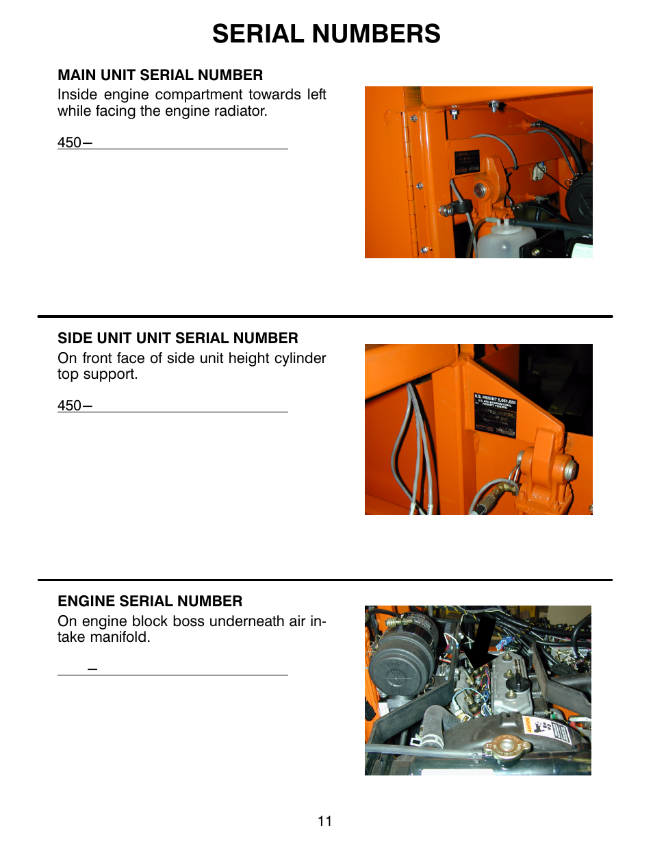 Serial numbers | MBW CG200 User Manual | Page 13 / 56