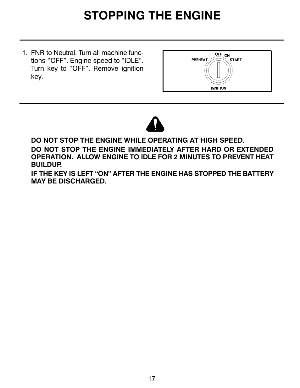 Stopping the engine | MBW CG200 User Manual | Page 19 / 56