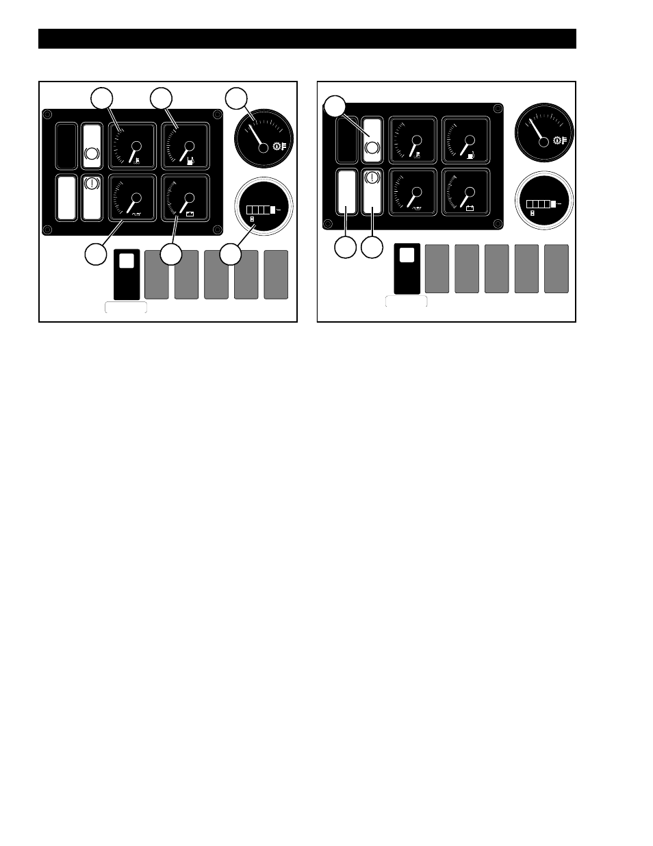 Instruments and controls, Gauges, Indicator lights | Lull 644B Operation Manual User Manual | Page 12 / 42