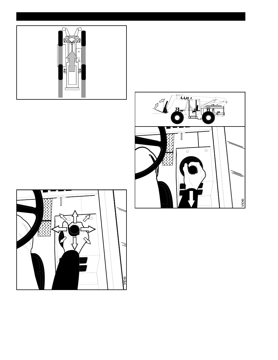 Instruments and controls, Standard joystick controls | Lull 644B Operation Manual User Manual | Page 18 / 42
