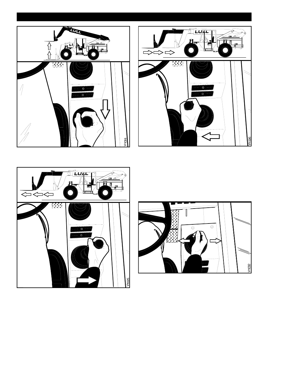 Instruments and controls, Auxiliary joystick controls | Lull 644B Operation Manual User Manual | Page 20 / 42