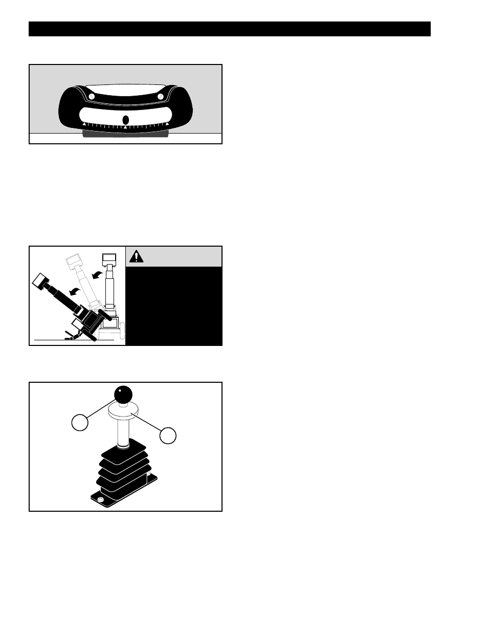Warning, Instruments and controls, Frame level indicator | Frame tilt control | Lull 644B Operation Manual User Manual | Page 22 / 42