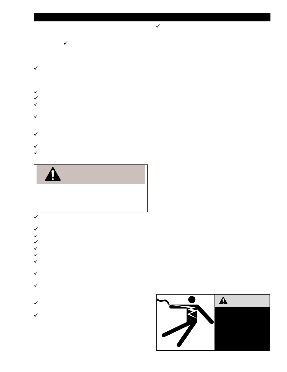 Before operating the machine, Warning, Danger | Check the equipment, Know the work area | Lull 644B Operation Manual User Manual | Page 23 / 42