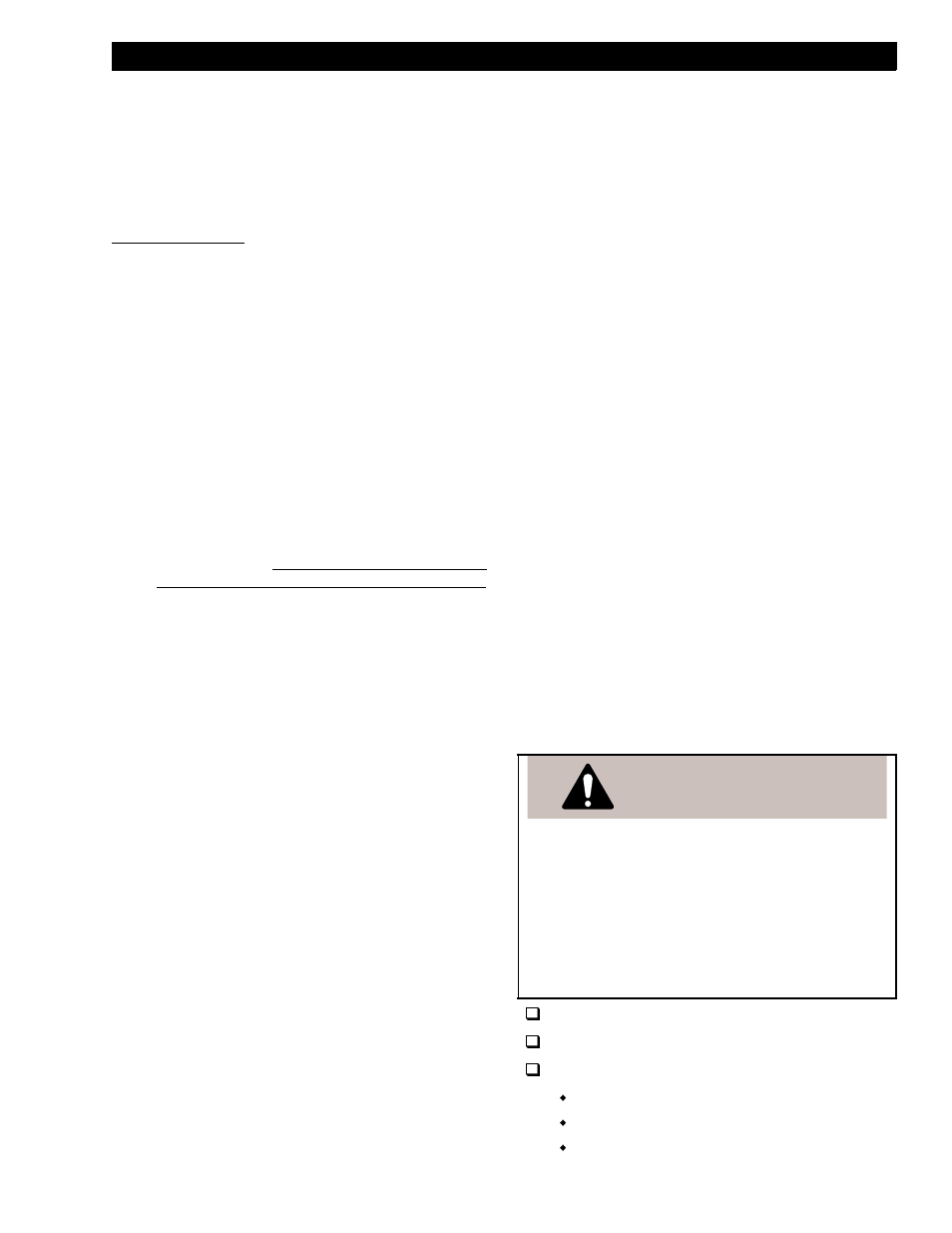 General operating procedures, Caution, Starting procedures | Shutdown procedures, Traveling | Lull 644B Operation Manual User Manual | Page 25 / 42