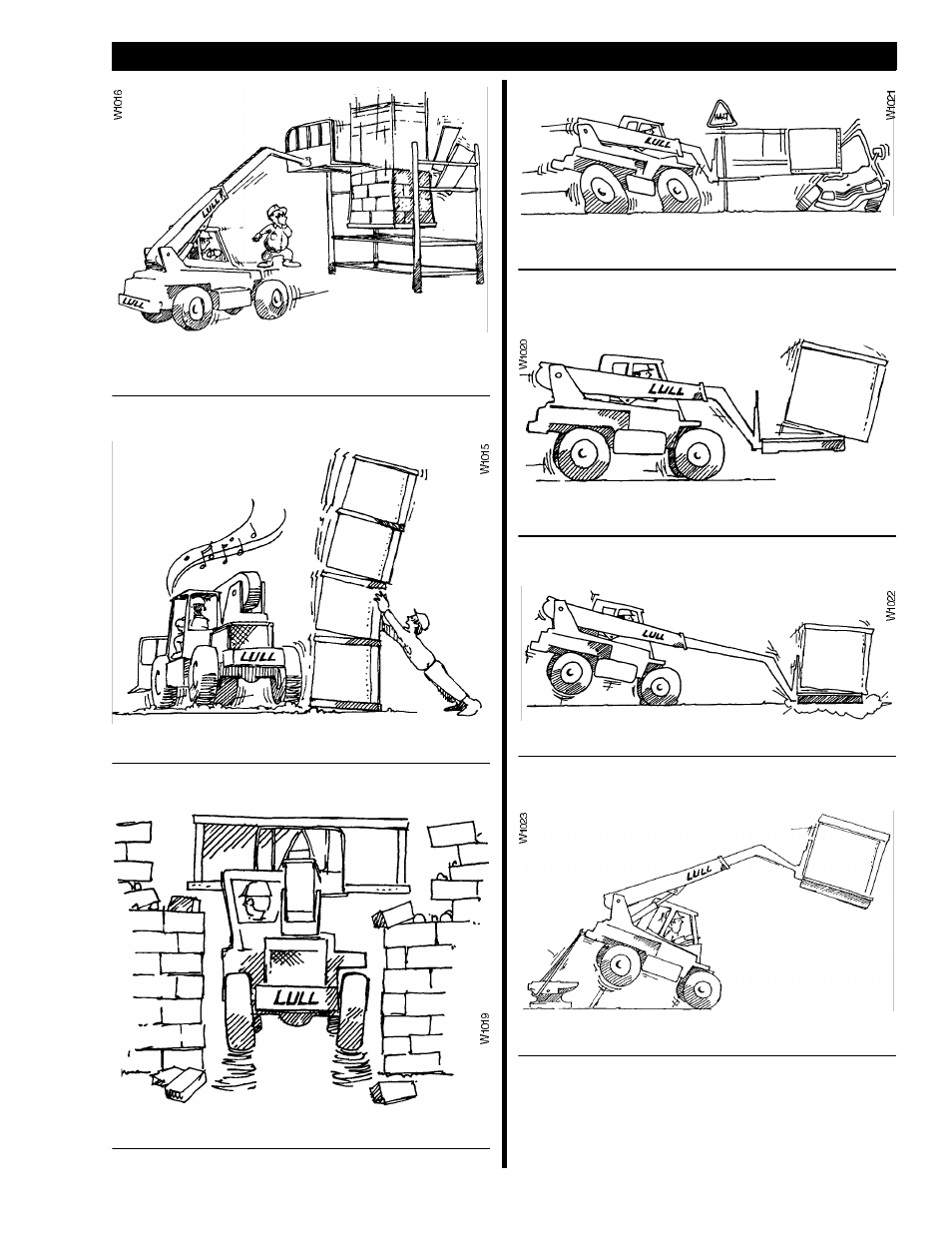 Safety | Lull 644B Operation Manual User Manual | Page 9 / 42