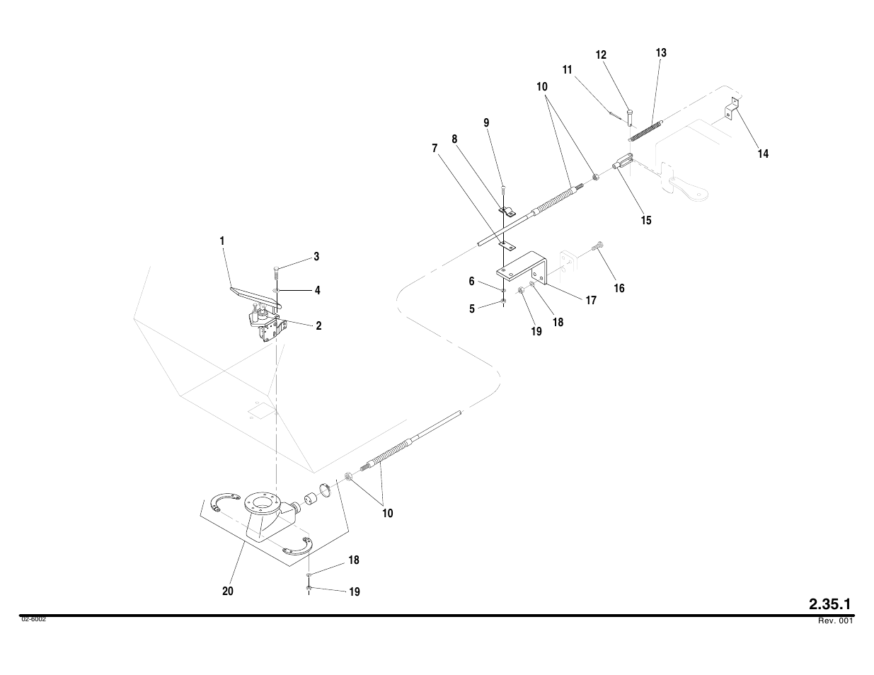 Throttle group assembly | Lull 644B Parts Manual User Manual | Page 226 / 792