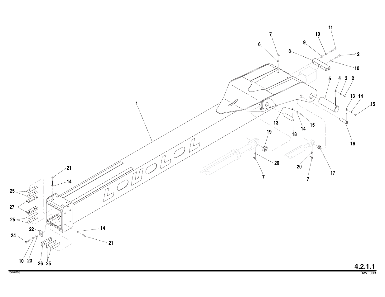 Lull 644B Parts Manual User Manual | Page 294 / 792