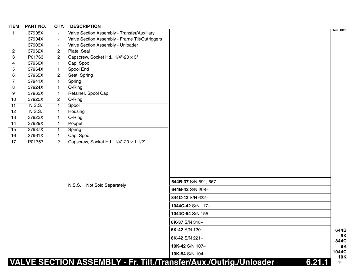 Lull 644B Parts Manual User Manual | Page 495 / 792