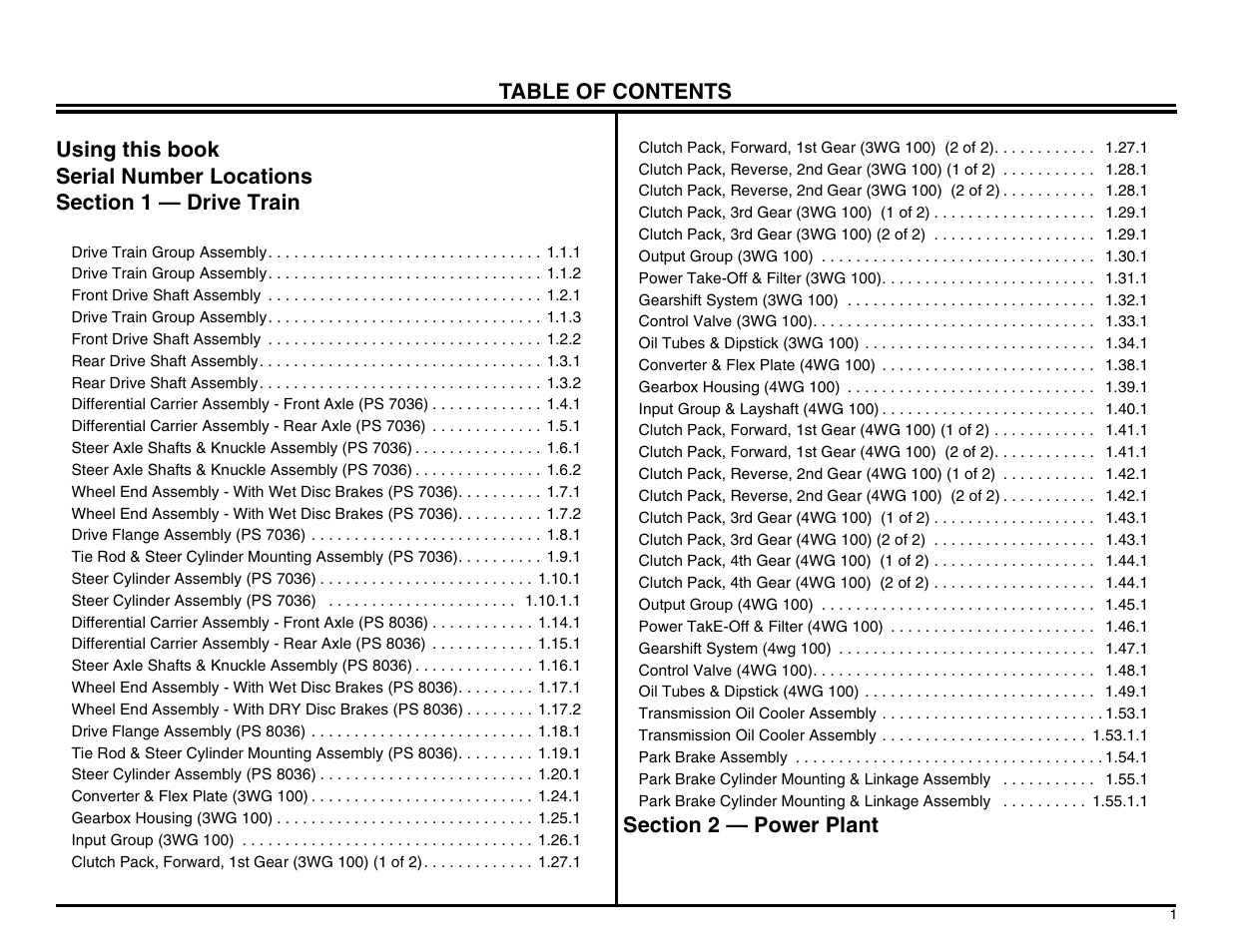 Lull 644B Parts Manual User Manual | Page 5 / 792