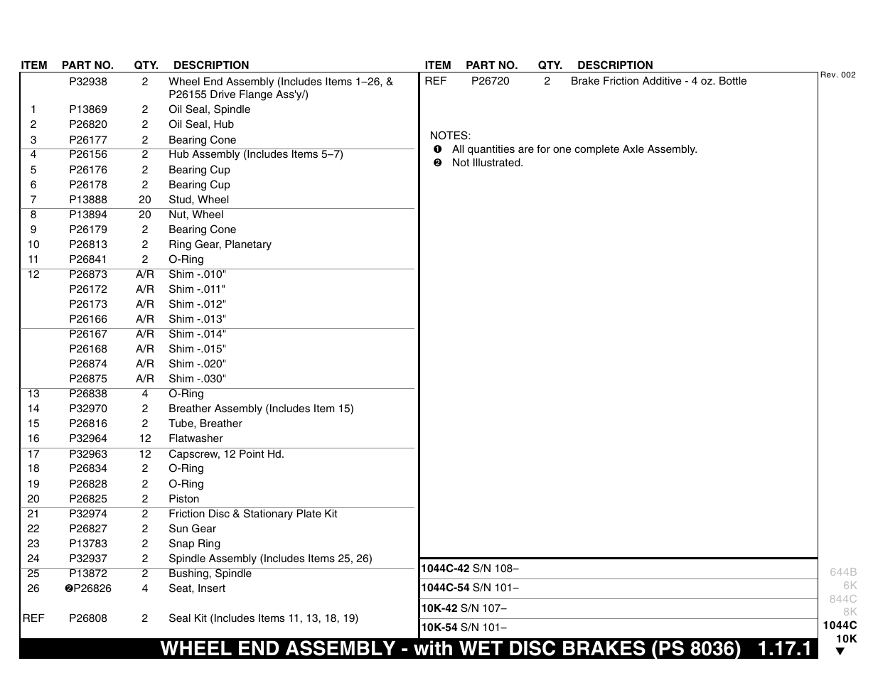 Lull 644B Parts Manual User Manual | Page 57 / 792