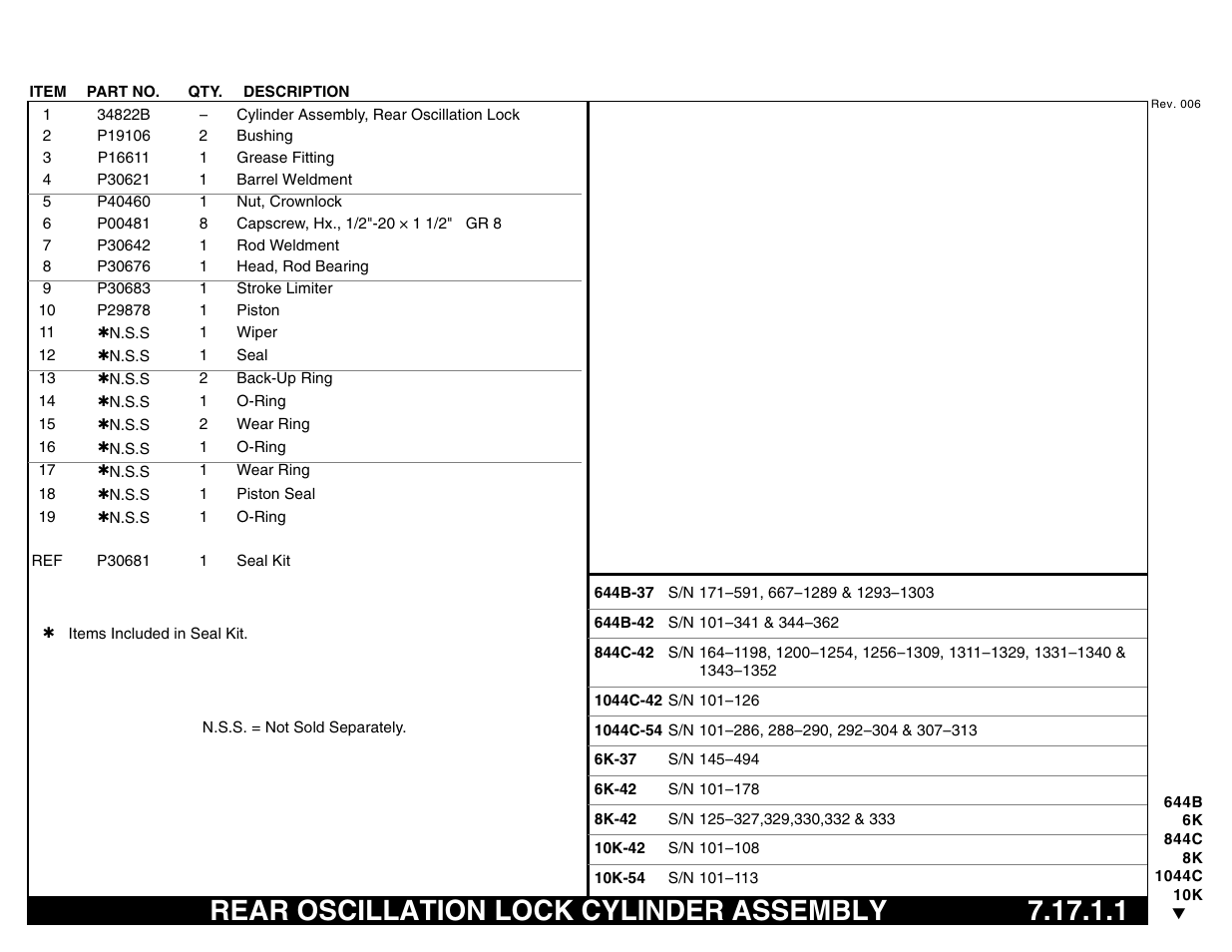 Lull 644B Parts Manual User Manual | Page 575 / 792