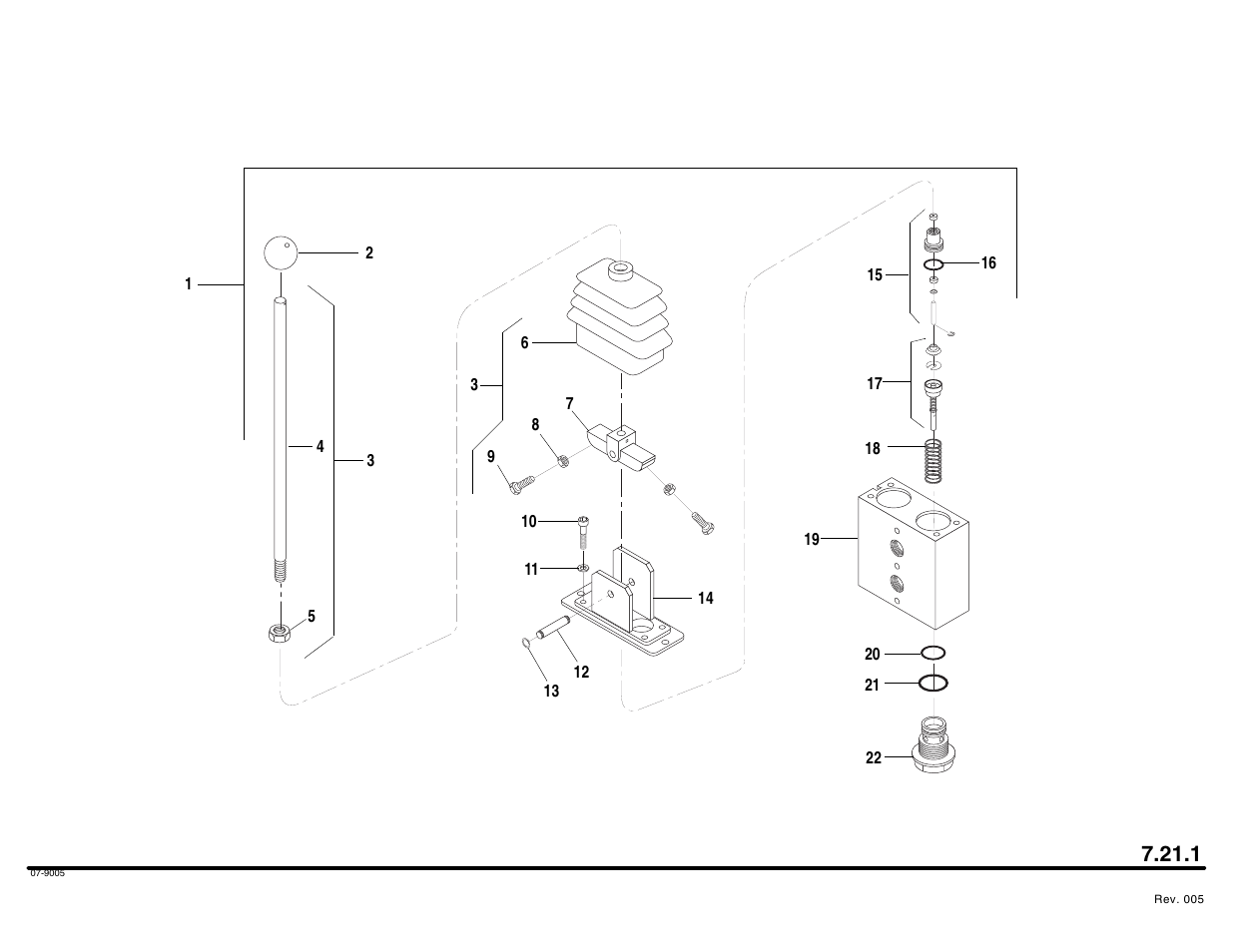 Outrigger control valve assembly | Lull 644B Parts Manual User Manual | Page 586 / 792