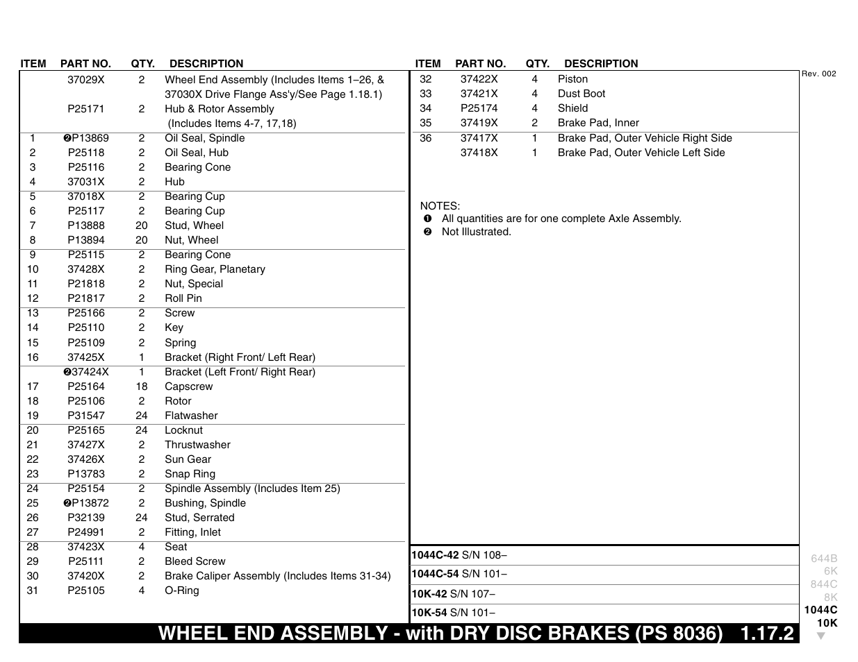 Lull 644B Parts Manual User Manual | Page 59 / 792