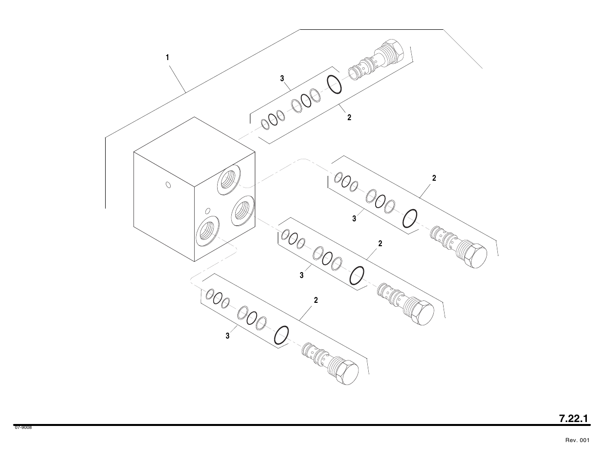 Outrigger over-ride valve assembly | Lull 644B Parts Manual User Manual | Page 590 / 792