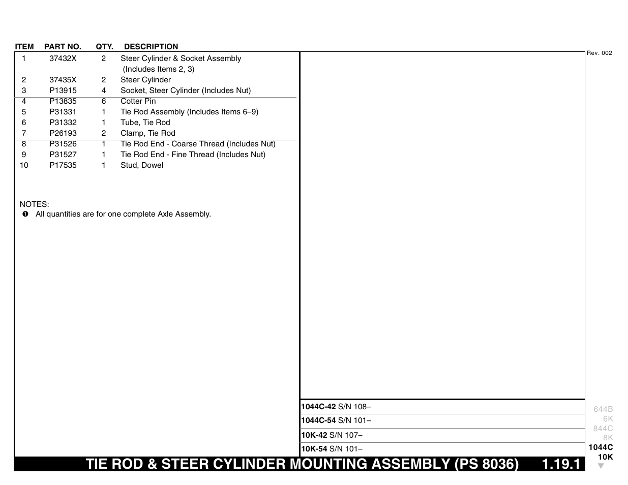 Lull 644B Parts Manual User Manual | Page 63 / 792