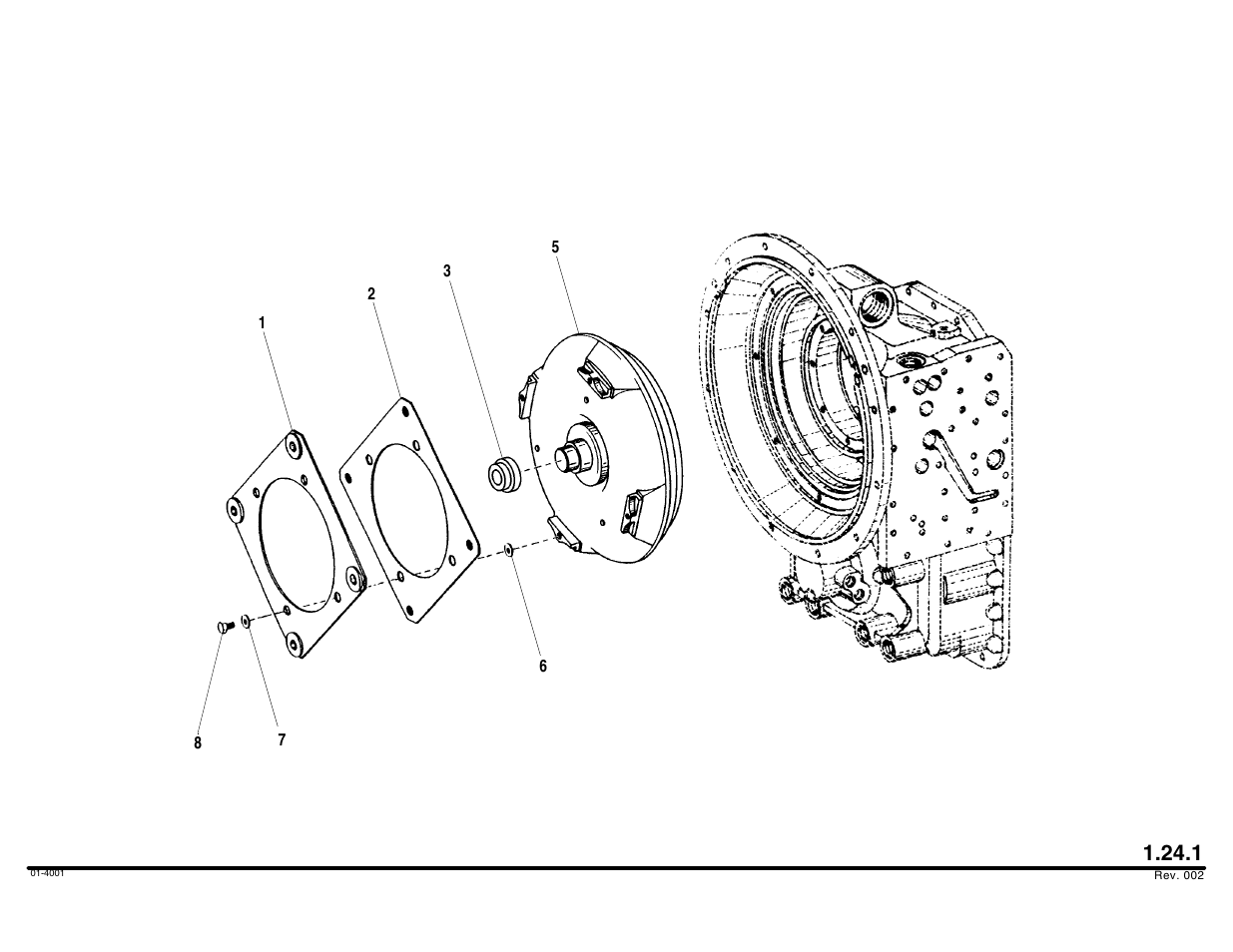 Converter & flex plate | Lull 644B Parts Manual User Manual | Page 66 / 792