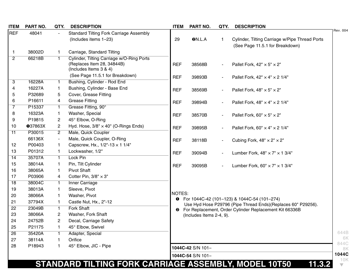 Lull 644B Parts Manual User Manual | Page 735 / 792