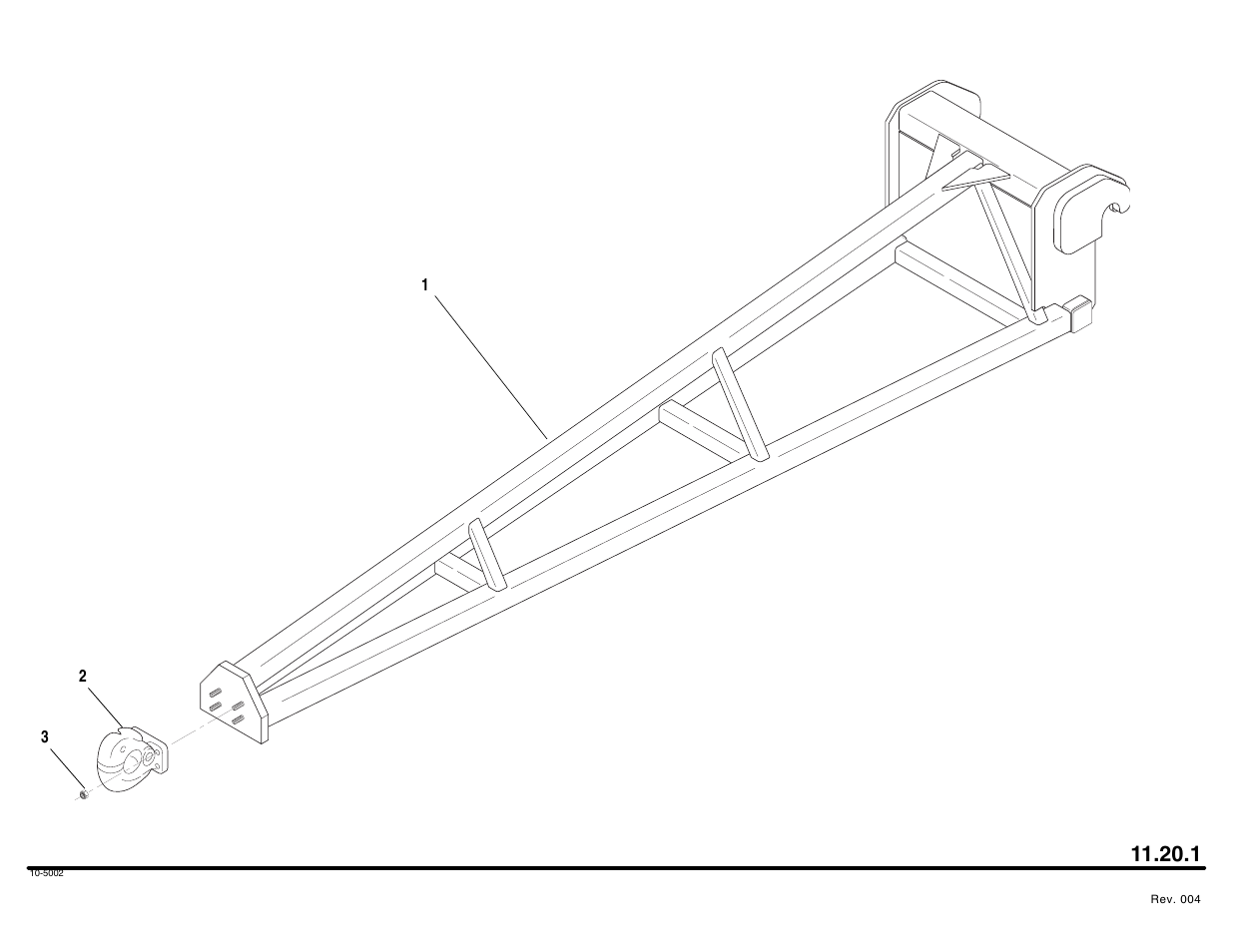 Truss boom assembly | Lull 644B Parts Manual User Manual | Page 758 / 792