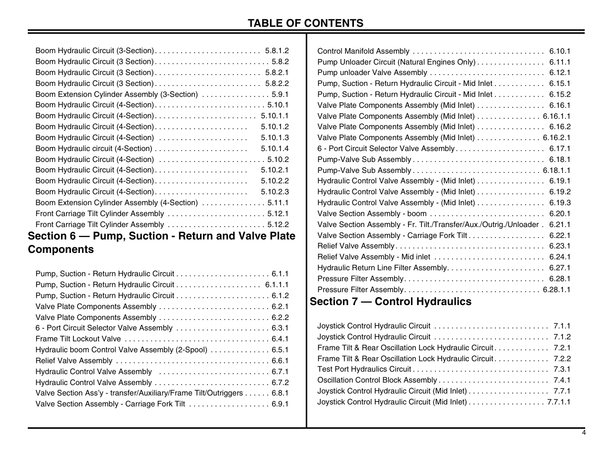 Lull 644B Parts Manual User Manual | Page 8 / 792