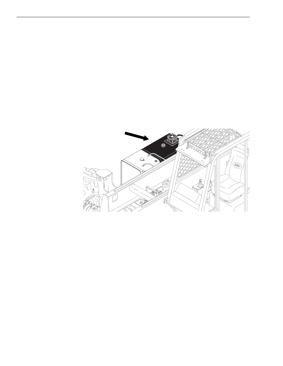 Hydraulic reservoir | Lull 6K Service Manual User Manual | Page 150 / 636