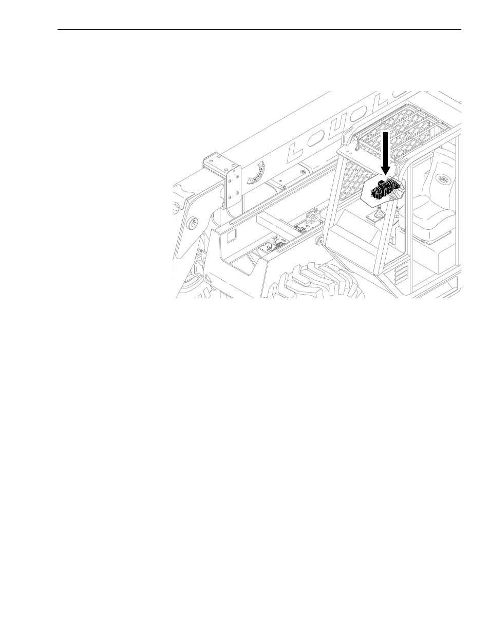 Hydraulic pump, Description, Fig. 5-23: hydraulic pump location | Lull 6K Service Manual User Manual | Page 177 / 636