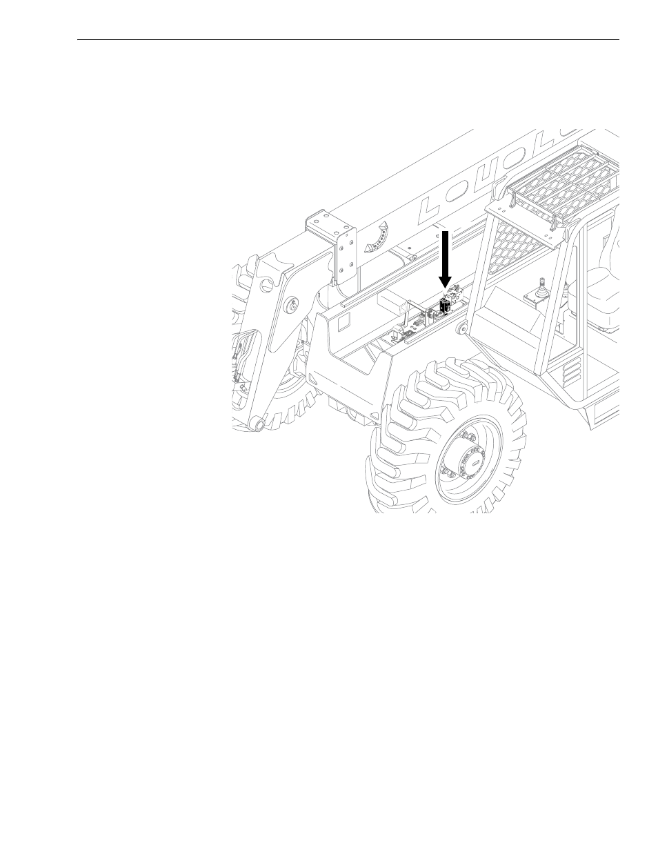 Pump unloader valve, General, Fig. 5-46: pump unloader valve location | Lull 6K Service Manual User Manual | Page 221 / 636