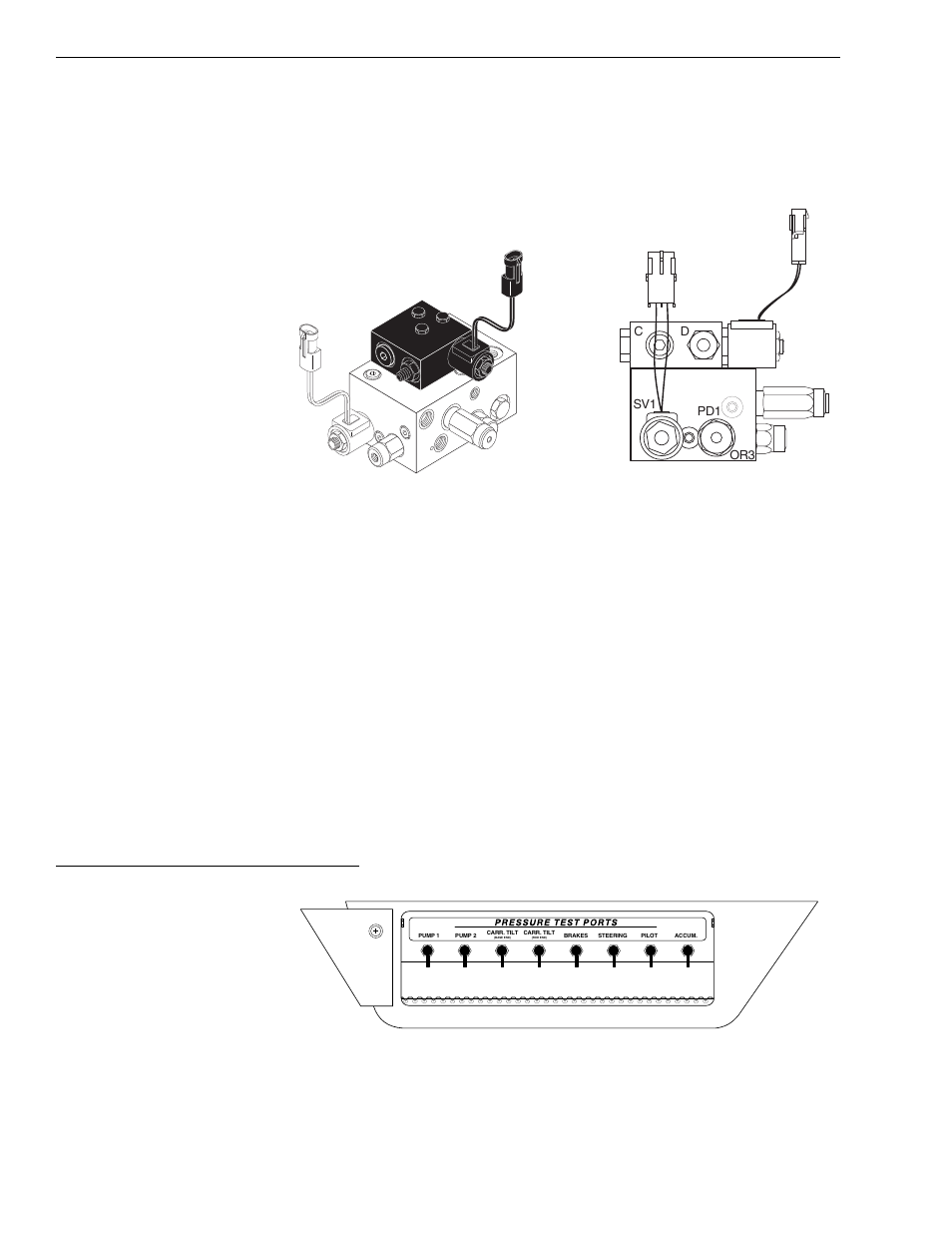 Boom extend lockout valve, Hydraulic diagnostic ports, Description | General, Fig. 5-57: boom extend lockout valve | Lull 6K Service Manual User Manual | Page 234 / 636