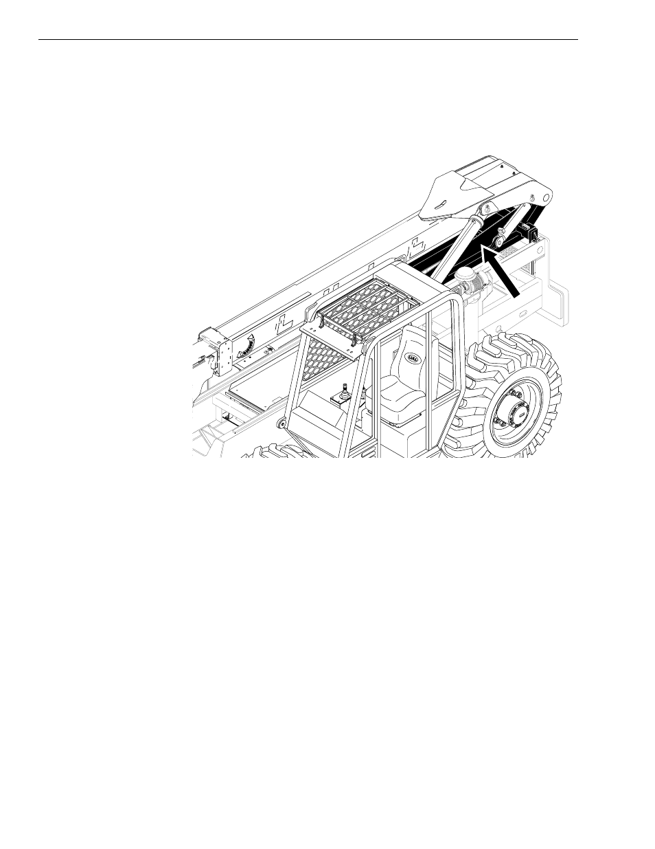 Boom cradle, Description, Removal | Lull 6K Service Manual User Manual | Page 482 / 636