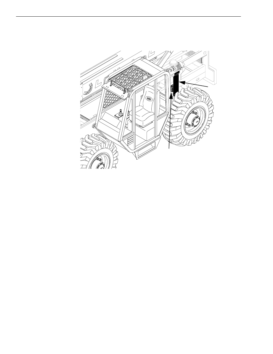 Rear oscillation lock cylinder, Description, Fig. 7-16: rear oscillation lock cylinder | Lull 6K Service Manual User Manual | Page 526 / 636