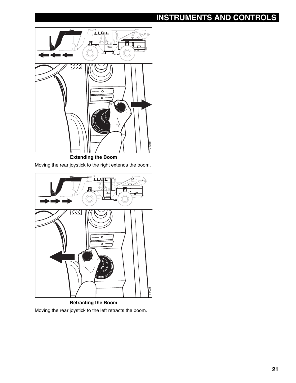 Instruments and controls | Lull 1044C-54 Series II Operation Manual User Manual | Page 29 / 50