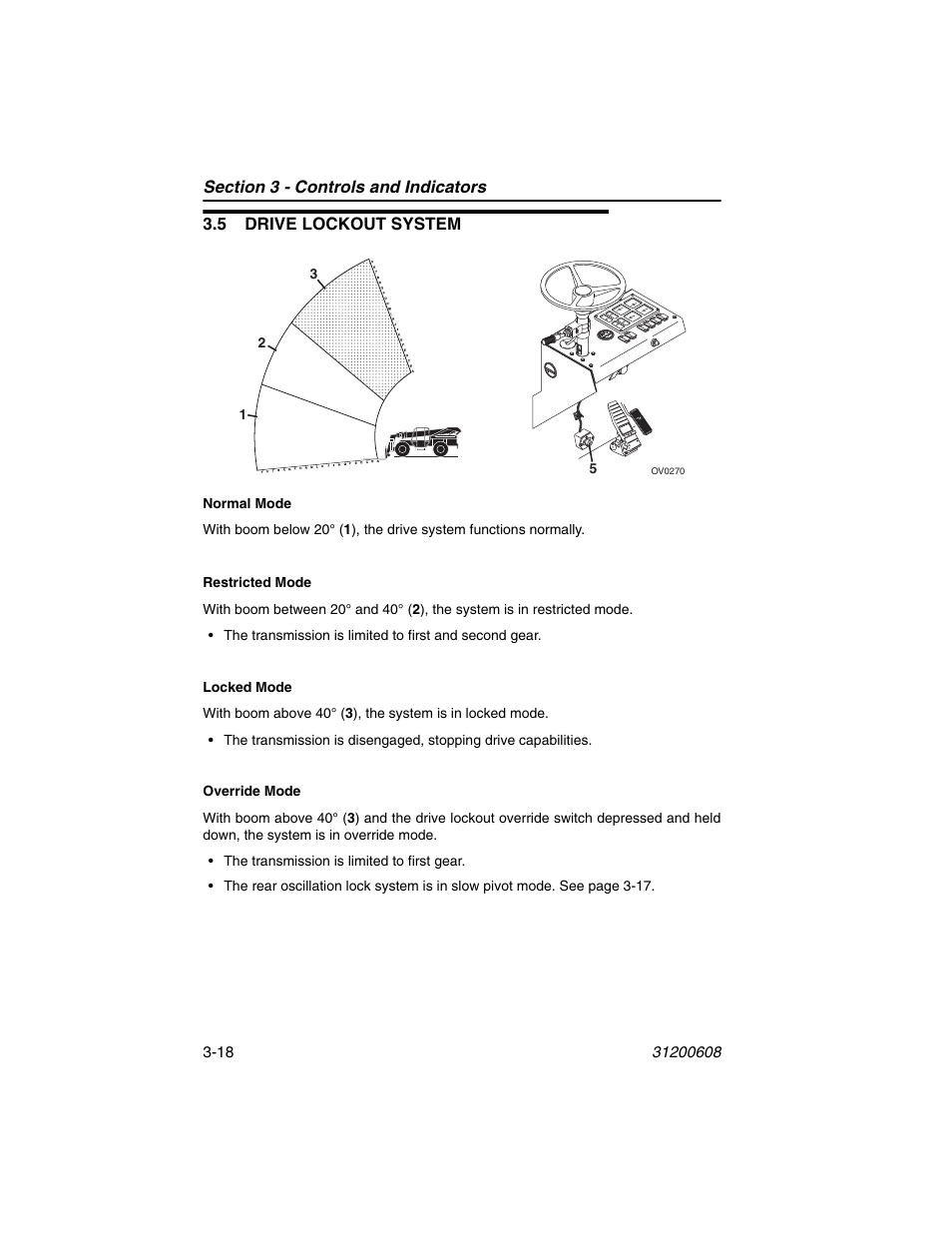 5 drive lockout system, 5 drive lockout system -18 | Lull 1044C-54 Series II Operation Manual User Manual | Page 52 / 150