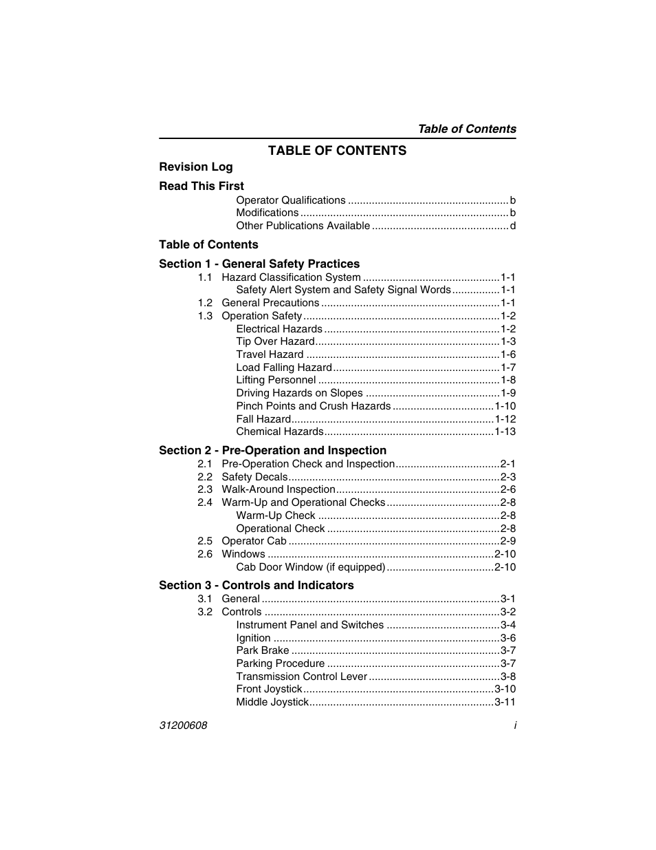 Lull 1044C-54 Series II Operation Manual User Manual | Page 7 / 150