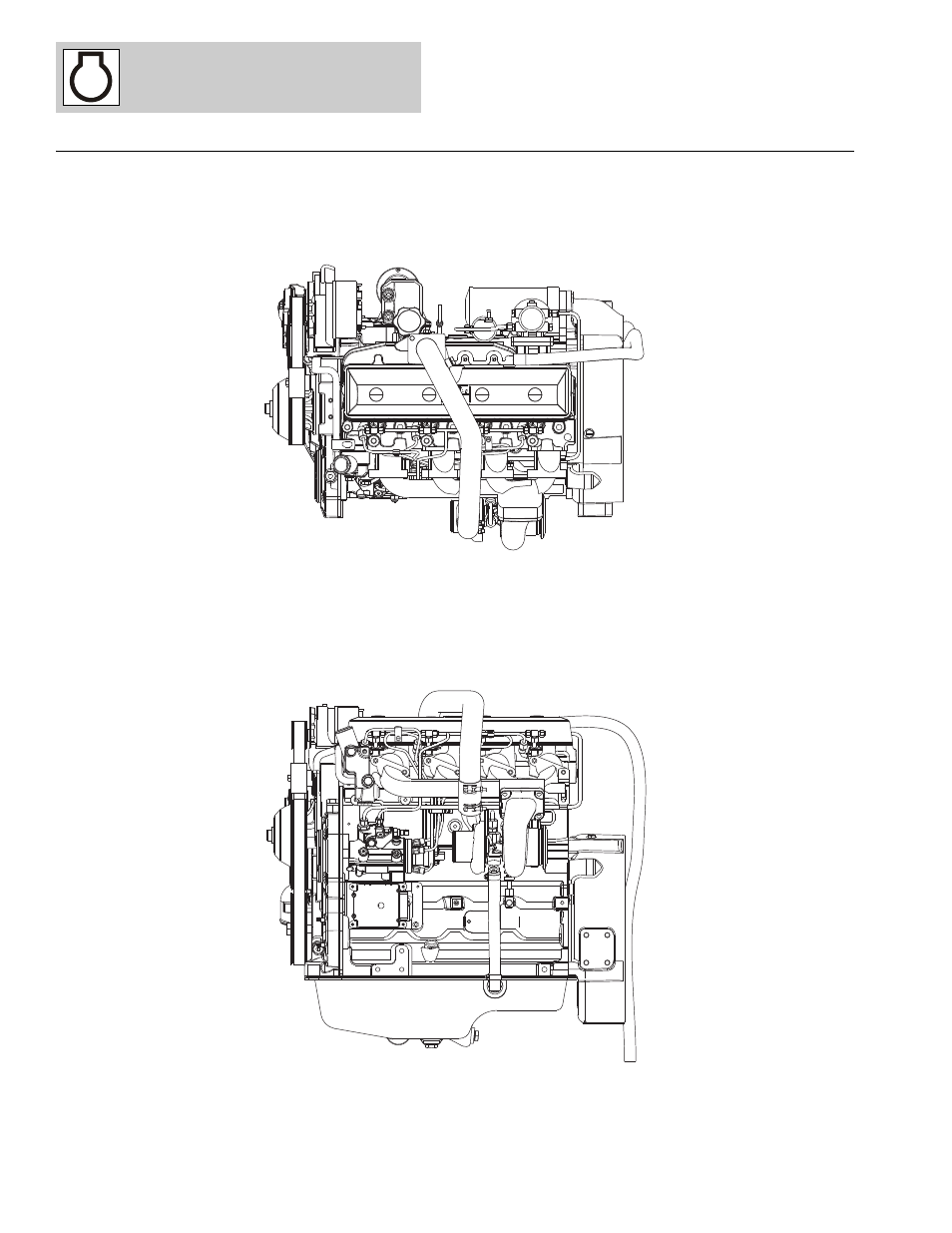 Figure 4-2 engine, Engine -16, Deere engine, (see figure 4-2 for details) | See figure 4-2 for details) | Lull 1044C-54 Series II Parts Manual User Manual | Page 136 / 464