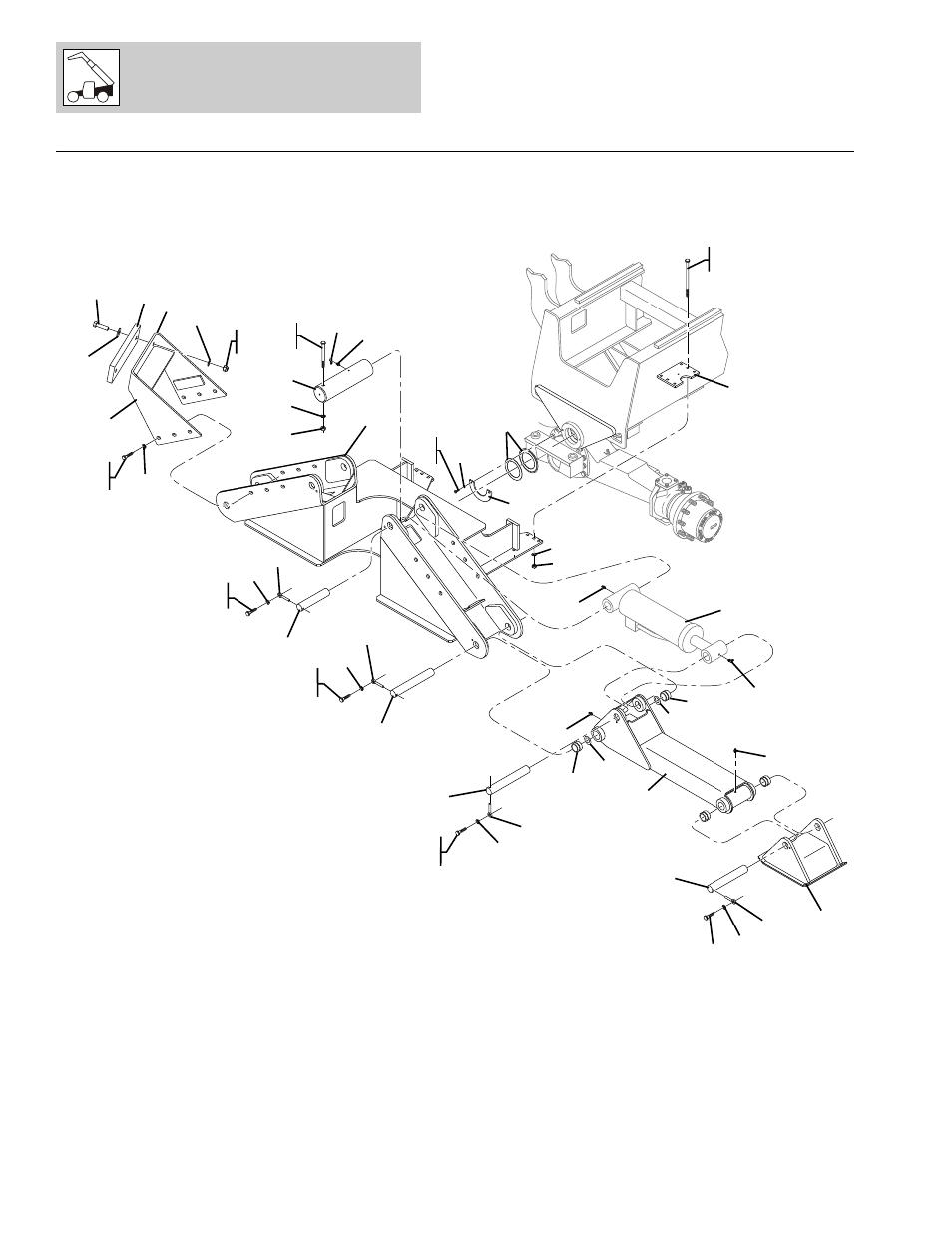 Figure 1-2 outrigger assembly, Outrigger assembly -6 | Lull 1044C-54 Series II Parts Manual User Manual | Page 16 / 464