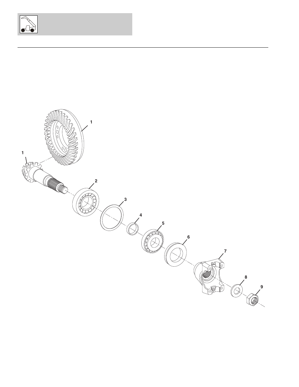 Figure 5-3 front axle - input, Front axle - input -6, T, (see figure 5-3 for details) | Lull 1044C-54 Series II Parts Manual User Manual | Page 166 / 464