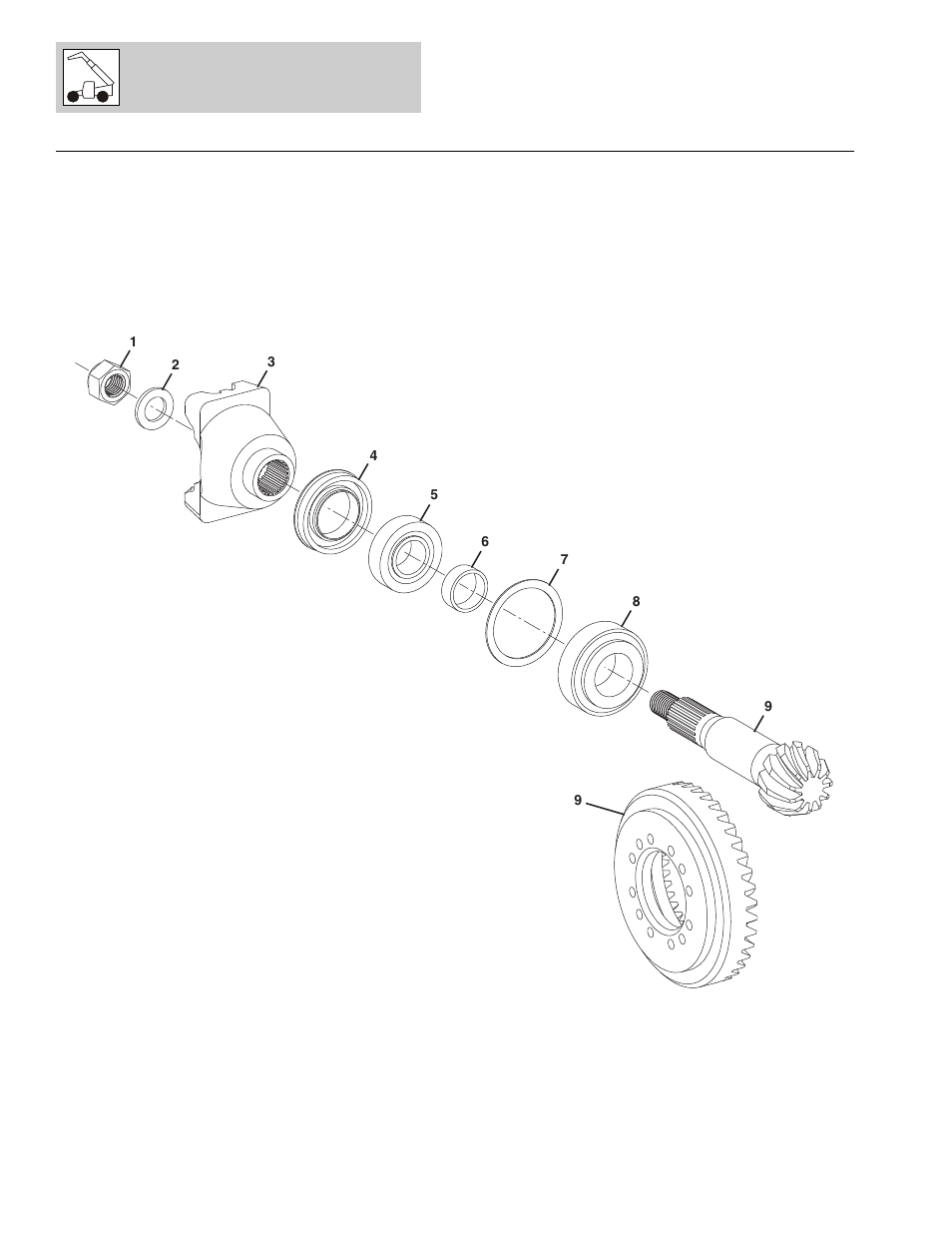 Figure 5-11 rear axle - input, Rear axle - input -26, Input, (see figure 5-11 for details) | Lull 1044C-54 Series II Parts Manual User Manual | Page 186 / 464