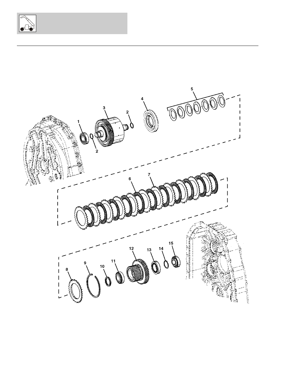 Figure 5-20 zf transmission - reversing gear kv, Zf transmission - reversing gear kv -50 | Lull 1044C-54 Series II Parts Manual User Manual | Page 210 / 464