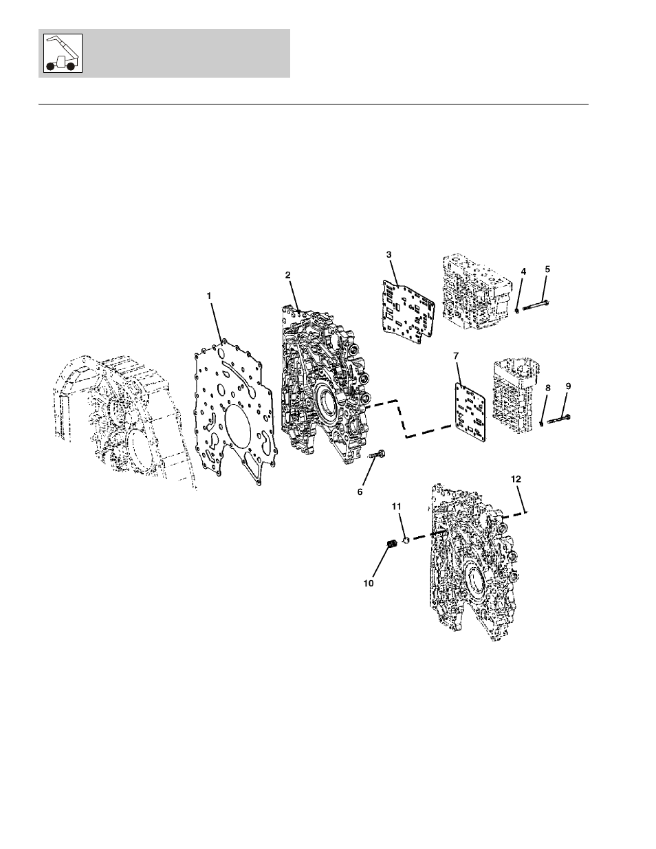 Figure 5-27 zf transmission - control unit, Zf transmission - control unit -64 | Lull 1044C-54 Series II Parts Manual User Manual | Page 224 / 464