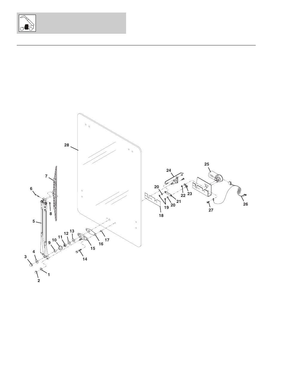 Figure 6-3 windshield wiper assembly, Windshield wiper assembly -8, Re, (see figure 6-3 for details) | Lull 1044C-54 Series II Parts Manual User Manual | Page 244 / 464