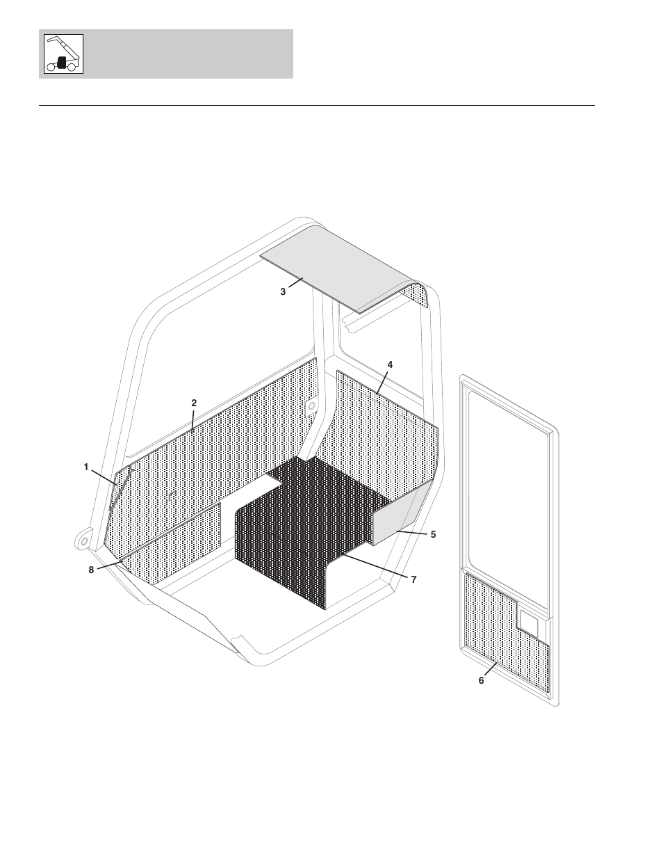 Figure 6-7 insulation installation, Insulation installation -16, Tion, (see figure 6-7 for details) | Tion, See figure 6-7 for details) | Lull 1044C-54 Series II Parts Manual User Manual | Page 252 / 464