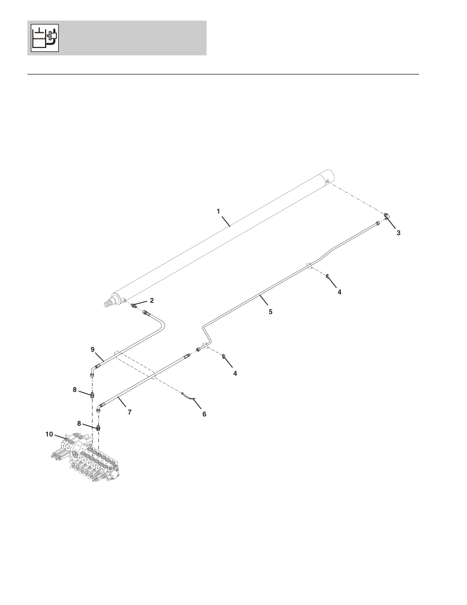 Figure 8-5 transfer cylinder, Transfer cylinder -14 | Lull 1044C-54 Series II Parts Manual User Manual | Page 298 / 464