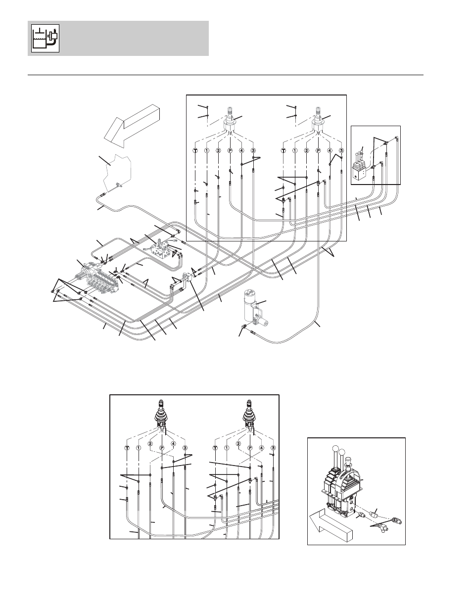 Figure 8-9 joystick control circuit, Joystick control circuit -24, Hydraulic circuits | Lull 1044C-54 Series II Parts Manual User Manual | Page 308 / 464