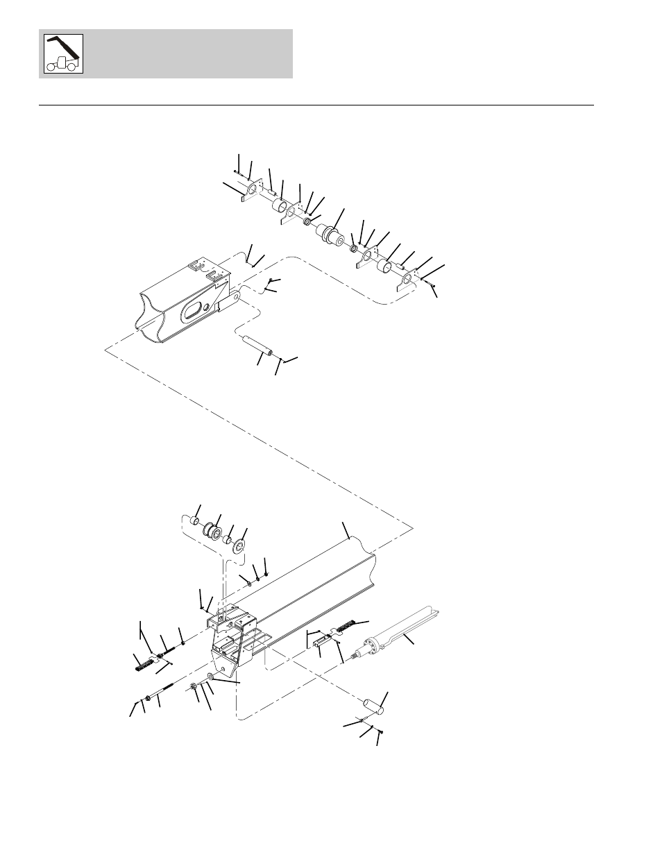 Figure 2-3 second boom section, Second boom section -14 | Lull 1044C-54 Series II Parts Manual User Manual | Page 32 / 464